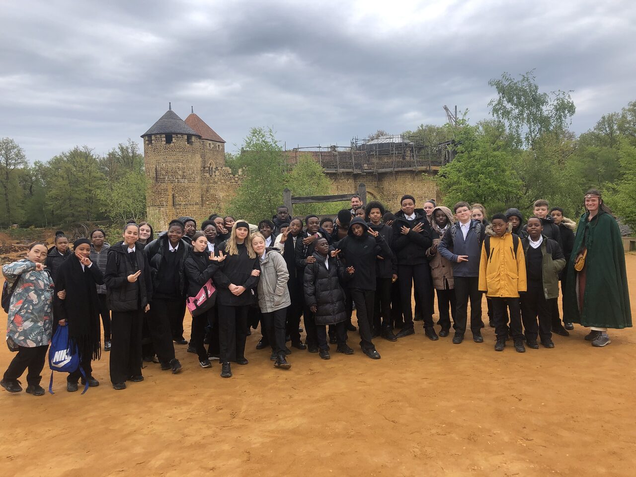 Photos de groupe Guédelon